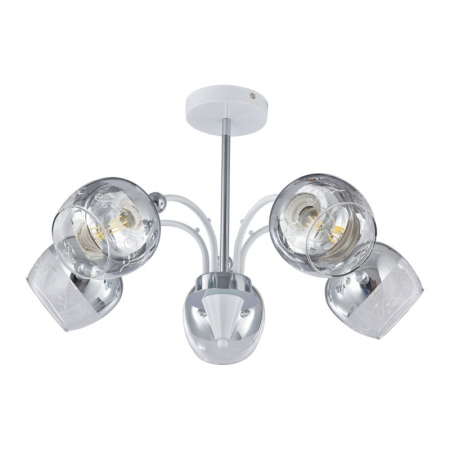 Люстра на штанге Arte Milano 326008/5A WH+CR