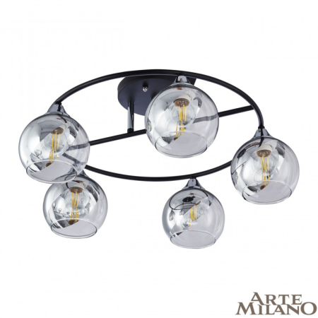 Накладная люстра Arte Milano 322403/5 BK+CR