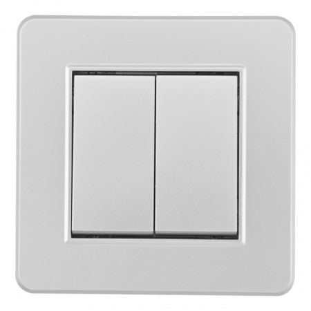 Выключатель Arte Milano SET16-1-30-2 silver