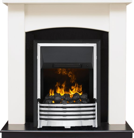 Dimplex Каминокомплект Baltimore - Слоновая кость, черный с очагом Flagstaff