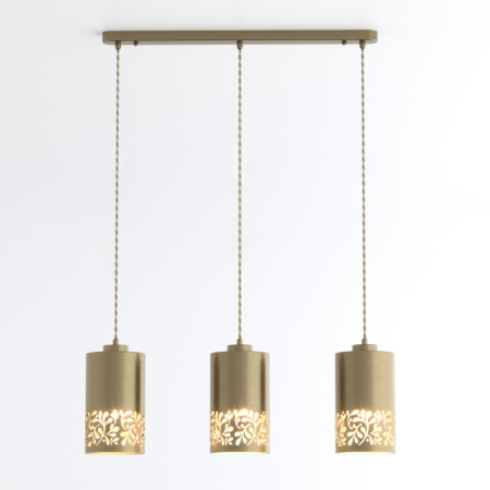 Подвесной светильник Eurosvet 50071/3 античная бронза