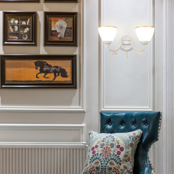 Бра Arte Milano 342837/2W WT+G