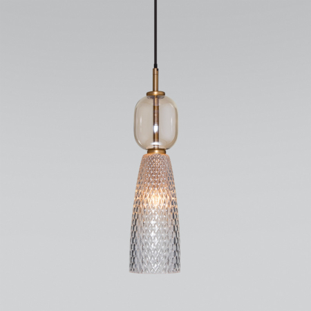 Подвесной светильник Eurosvet 50211/1 янтарный