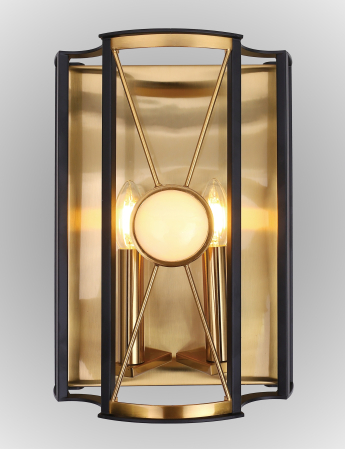 Crystal Lux Бра Crystal Lux TANDEM AP2 GOLD