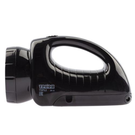 Фонарь-прожектор аккумуляторный TSP12 12 + 18LED аккум. 4В 1.8А.ч ЗУ 220В (картон. упак.) Трофи C0045551