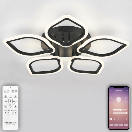 Накладная люстра Natali Kovaltseva LED LAMPS 81200 BLACK