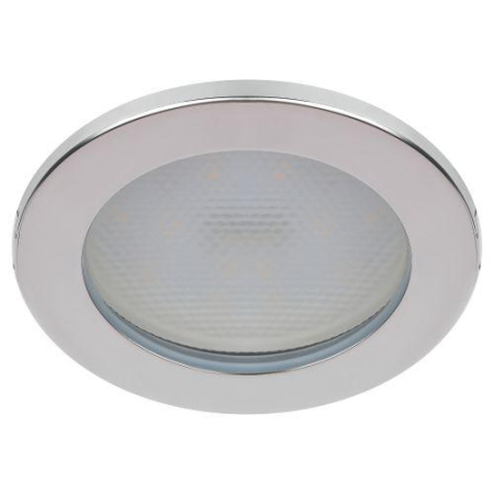 Светильник KL95 CH GX53 встраиваемый влагозащищенный IP44 хром Эра Б0055811