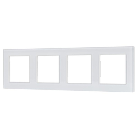 Рамка стеклянная FRM-GLARE-GS-4-WH Arlight 043802
