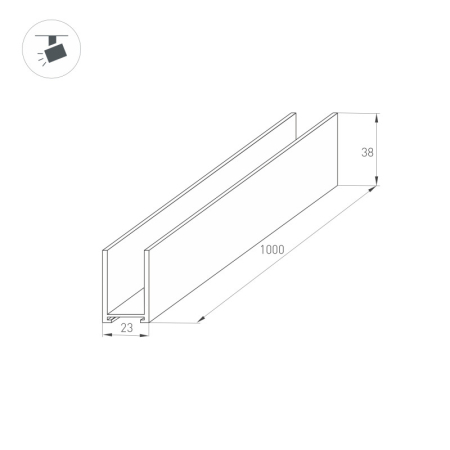 Шинопровод Arlight 034227