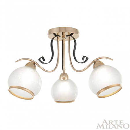 Накладная люстра Arte Milano 323306/3 FG+BK