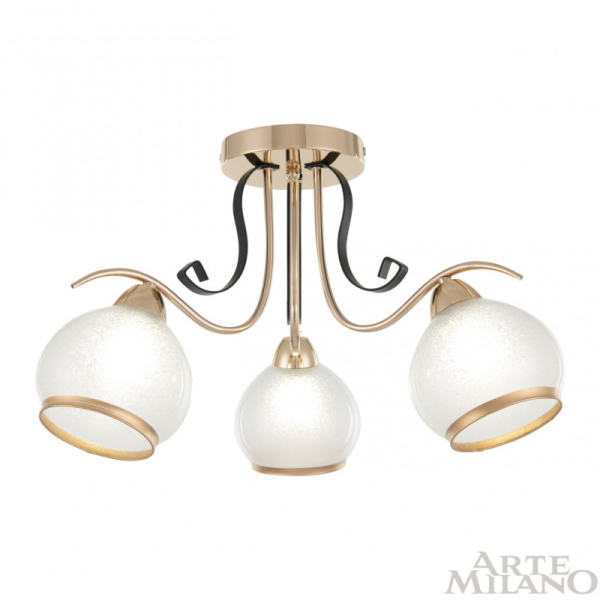 Накладная люстра Arte Milano 323306/3 FG+BK