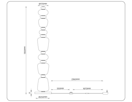 Торшер Ambrella Light LH53172