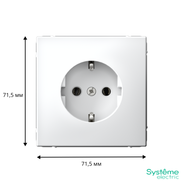 Розетка ArtGallery 16А с заземл. быстрозажим. клем. механизм лотос SE GAL001343S