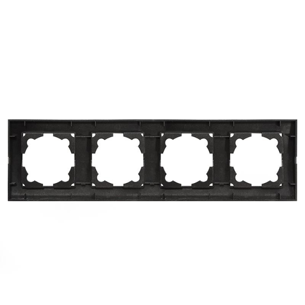 Рамка 4-м Бриллиант горизонт. графит Universal 7947502-Gr