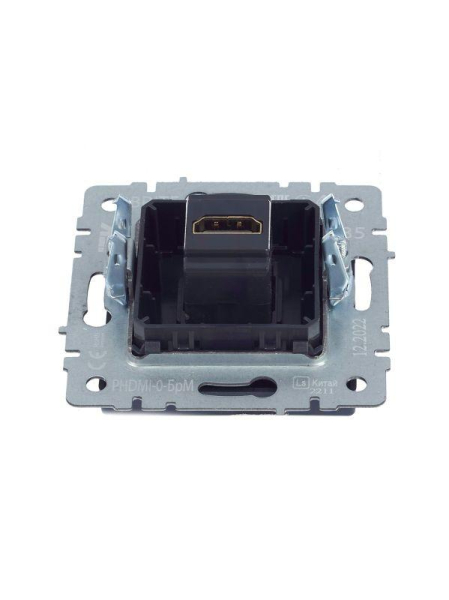 Розетка СП BRITE HDMI РHDMI-0-БрМ механизм маренго IEK BR-H10-K35