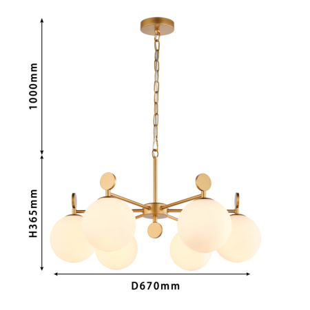 Подвесная люстра Favourite 2928-6P
