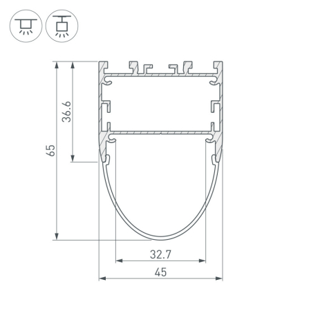Профиль Arlight 036347