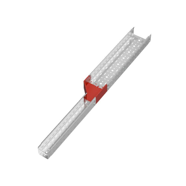 Переходник для лотка левый 100х100-200 сталь 1мм "ПЛЮС" PDplus100-100-200-L HD КМ PL1666