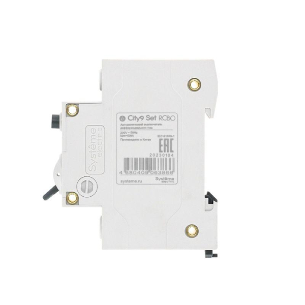 Выключатель автоматический дифференциального тока 2п (1P+N) C 20А 30мА тип A 4.5кА City9 Set 230В SE C9D55620