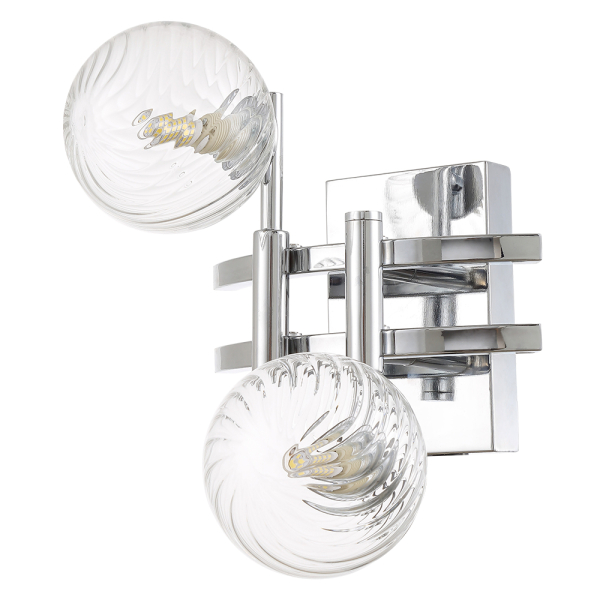 Crystal Lux Бра Crystal Lux LUXURY AP2 CHROME