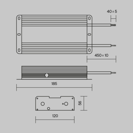 Драйвер Maytoni Technical PSL008-480W-48V-IP67