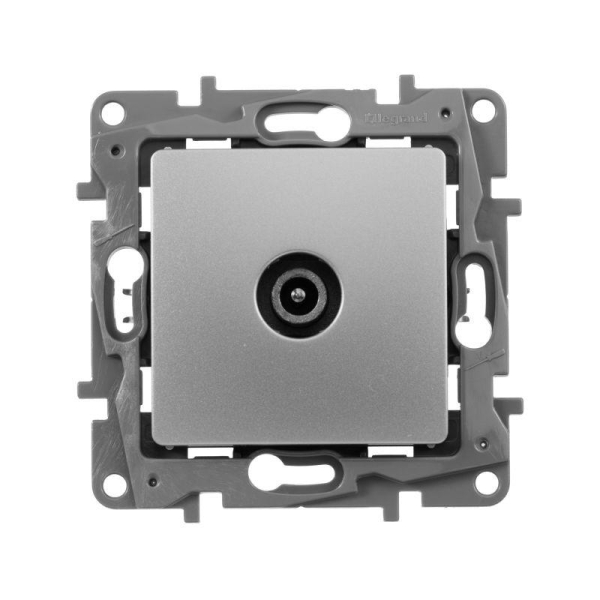 Розетка телевизионная проходная TV СП Etika 14дБ 5-862МГц механизм алюм. IEK 672463