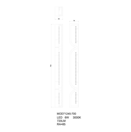 Бра Fluorite FL1195-7W