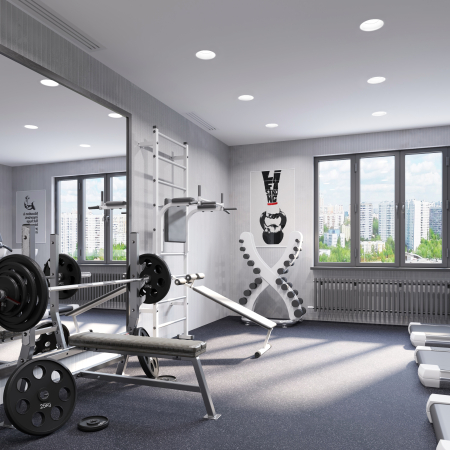 HEKA Встраиваемый потолочный гипсовый светильник