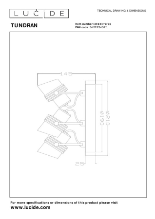 Спот LUCIDE 34944/13/30