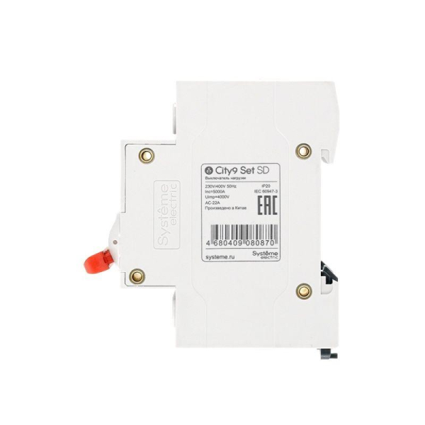 Выключатель нагрузки 4п 40А 400В City9 Set SE C9S16440