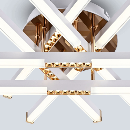 Накладная люстра LED4U L9374-600 WH