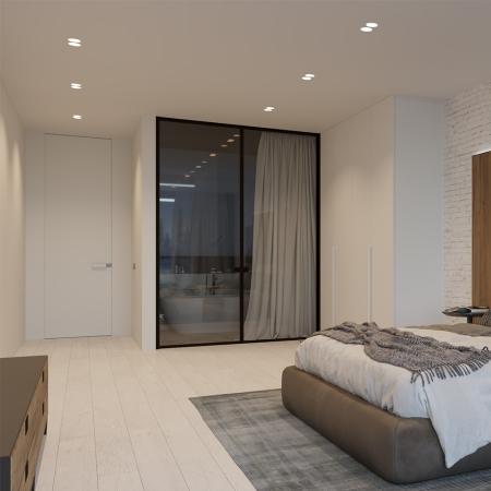 IZAR 80 DUO Встраиваемый потолочный гипсовый светильник