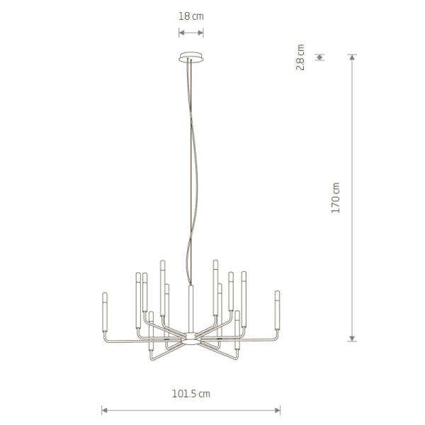 Подвесная люстра Nowodvorski 11463