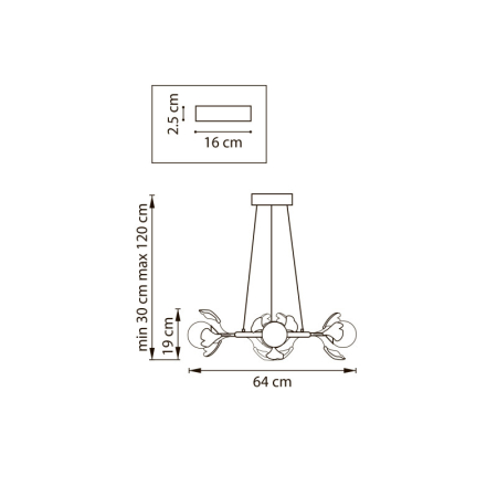 Подвесная люстра Lightstar 799067