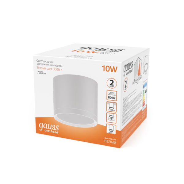 Накладной светильник Gauss HD025