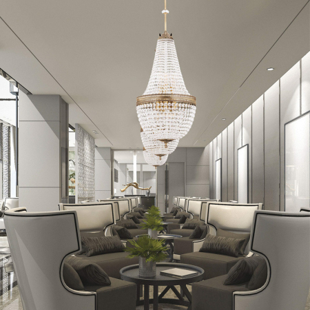 Люстра на штанге Kutek ARE-PL-8(P)400