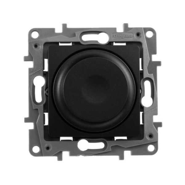 Механизм светорегулятора поворотного СП Etika 300Вт без нейтрали антрацит IEK 672619