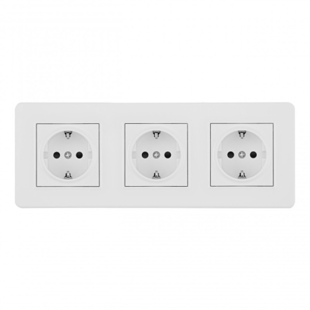 Розетка Arte Milano SET16-3-40-1x3 white
