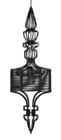 Подвесной светильник Crystal Lux PRIMA SP1 A BLACK-SILVER/BLACK