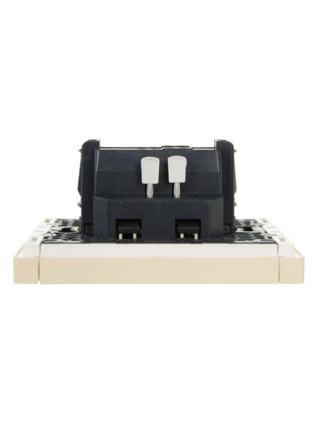 Выключатель 1-кл. СП FORTE&PIANO 10А FP402 с индикацией ваниль IEK FP-V10-1-10-1-K10