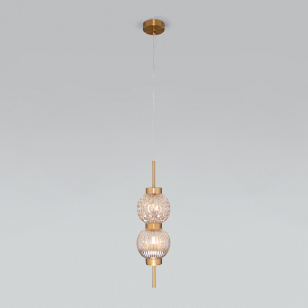 Подвесной светильник Eurosvet 50186/2 латунь