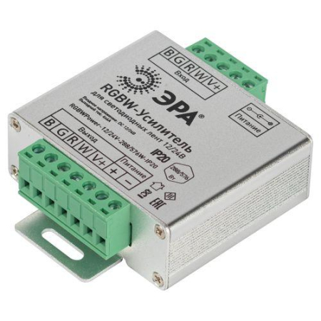 Усилитель сигнала RGBWPower -12/24В-288/576Вт-IP20 Эра Б0061117
