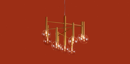 Подвесная люстра Freya FR5584CL-L45G