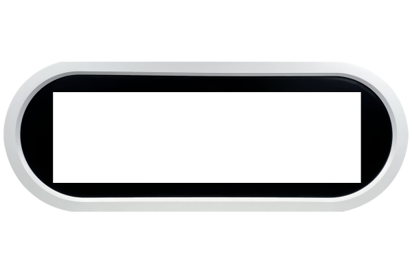 Royal Flame Каминокомплект Ellipse - Белый с черным с очагом Vision 60 LOG LED