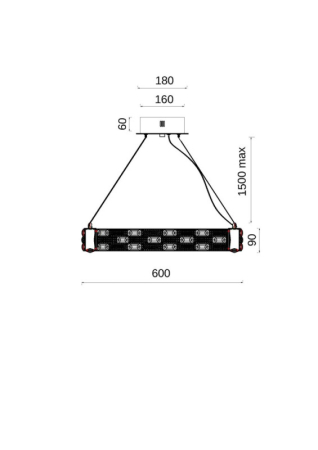 Подвесная люстра Fluorite FL1052-7P