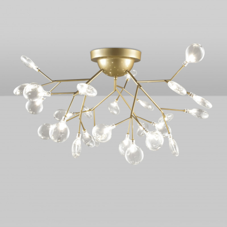 Накладная люстра Natali Kovaltseva GRACE 75126/27C GOLD SATIN