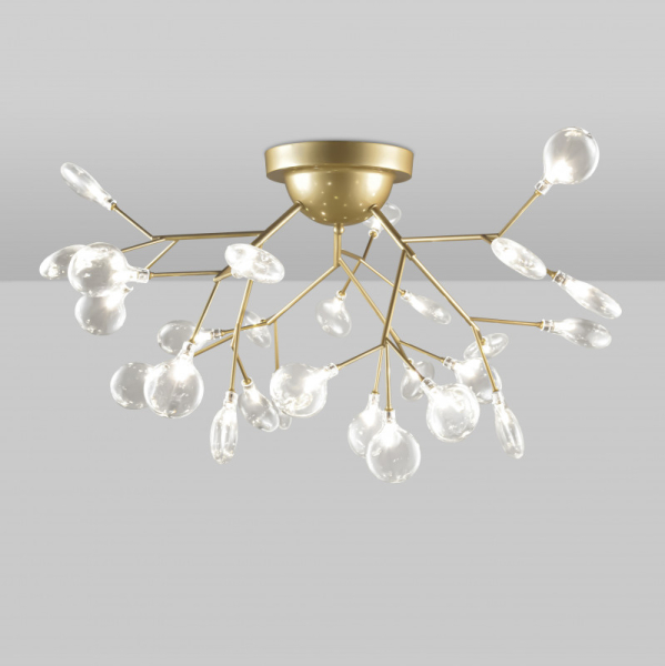 Накладная люстра Natali Kovaltseva GRACE 75126/27C GOLD SATIN