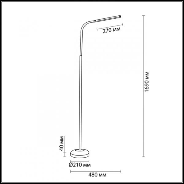 Торшер LUMION 3754/6FL