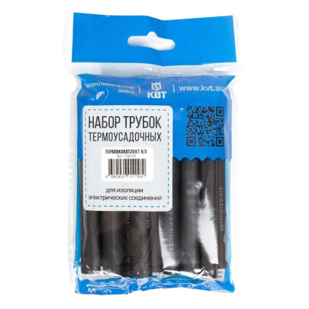 Набор трубок термоусадочных "Гермокомплект 9/3" КВТ 73659