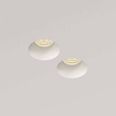 QUASAR 80 DUO Встраиваемый потолочный гипсовый светильник